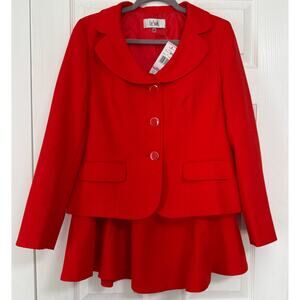 Le Suit New With Tag Scarlet Women's 2 Pcs. Skirt Suit Set Size 10